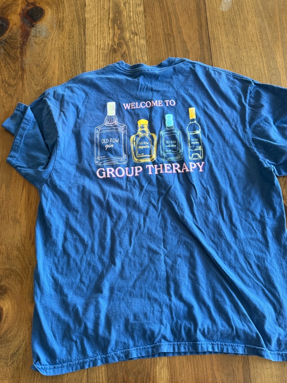 Old Row Group Therapy Pocket Graphic T-Shirt Size XXL great cond smoke pet free - Picture 3 of 3